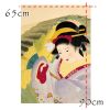 Japanese Style Door Curtain Household Bedroom Kitchen Partition Half Curtain Sushi Ramen Restaurant Short Curtain,26x35 Inch