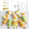 Yellow Green Orange Robots Cartoon Monster Baby Musical Crib Toys Sweet Dreams Crib Mobile Halloween Decor