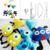 Blue Yellow Hearts Cartoon Monster Baby Musical Crib Toys Sweet Dreams Crib Mobile Halloween Decor