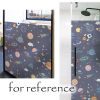 Outer space Window Film No Glue Static Decorative Privacy Films Window Sticker for Glass; 15x39 inches