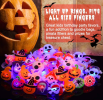 50 Pcs Halloween LED Glow Ring