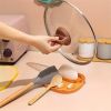 Multifunctionality Cat Claw Spoon Shelf Pot Cover Rack Kitchen Spatula Spoon Shelf Cover Filter Mat Support Container