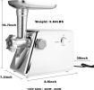 Simple Deluxe Electric Meat Grinder;  Heavy Duty Meat Mincer;  Food Grinder with Sausage & Kubbe Kit;  3 Grinder Plates;  600W Power;  Easy to Clean a