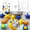 [Night Sky, Whimsy] Baby Boy & Girl Bedding Rattle Toy, Crib Mobile