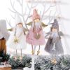 Christmas Doll Pendant Xmas Tree Hanging Angel Plush Decor Party Ornaments Gift