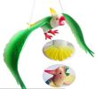 Plastic Simulated Green Parrot Model for Desk Decor Kids Educational Birds Figurines Toy