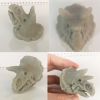 3 Pcs Simulation Dinosaur Skeleton Drawer Knobs Resin Triceratops Knobs Cabinet Hardware