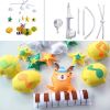 Handmade Baby Crib Mobile Baby Musical Mobile Nursery Room Hanging Animal Toy Decor; Elk