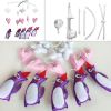 Handmade Purple Cute Cartoon Baby Crib Mobile Nursery Room Decor Musical Mobile Crib Toy for Girls Boys