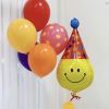 1PC 32inch 4D Hat CartoonSmile Clown Clown Foil Balloons Birthday Party Decoration Supplie Baby Shower Air Globos Kids Toys