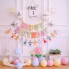 1 SET Kids Hand in Hand Banner Paper Garland Hanging Bunting Birthday Party Decor DIY