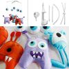 Blue Red Purple Cartoon Monster Baby Musical Crib Toys Sweet Dreams Crib Mobile Halloween Decor