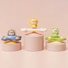 Car Toys Baby Flying Saucer Suction Cup Swing Fun Baby Bath Fun Spinning Top Children Play Wholesale of Tools