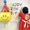 1PC 32inch 4D Hat CartoonSmile Clown Clown Foil Balloons Birthday Party Decoration Supplie Baby Shower Air Globos Kids Toys