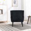 Modern Soft Velvet Material Ergonomics Accent Chair Living Room Bedroom Home