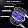 1pc Bug Zapper; Mosquito Killer USB / Rechargeable; Electric Fly Swatter Lamp & Racket 2 In 1 For Home; Bedroom; Kitchen; Patio