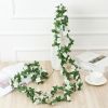 1pc 98.43inch/8.2ft Rose Artificial Flowers; Artificial Flower Christmas Garland; Fake Rose Vine For Wedding Home Room Decoration Spring Autumn Garden