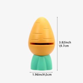 1pc Multifunctional Sharpening Stone; Quick Sharpener; Cute Carrot Mini Sharpener; Kitchen Gadgets (Quantity: 1pc, Color: Tangerine)