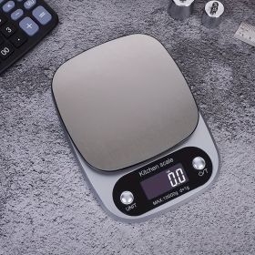 Kitchen Electronic Scale; Food Cooking Digital Electronic Scale; Jewelry Scale; Balancing Scale; Baking Scale; Coffee Scale (Option: 5000g-0.1g Without Battery)