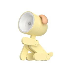 Mini Cute Animal Pet Dog&deer Designer Led Night Light Table Lamp Kids Toys Gifts For Christmas; soft Light For The Baby Room (Size: Dog, Color: yellow)