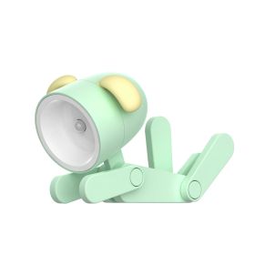 Mini Cute Animal Pet Dog&deer Designer Led Night Light Table Lamp Kids Toys Gifts For Christmas; soft Light For The Baby Room (Size: Dog, Color: green)