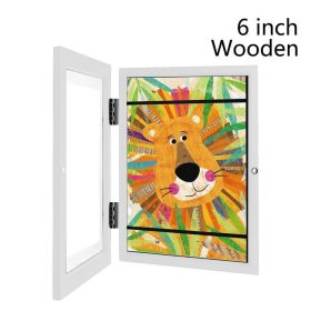 Children Art Frames Magnetic Front Open Changeable Kids Frametory for Poster Photo Drawing Paintings Pictures Display Home Decor (Size: 1pc, Color: 10x15x2.9cm3)