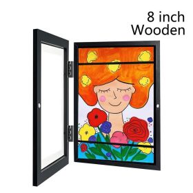 Children Art Frames Magnetic Front Open Changeable Kids Frametory for Poster Photo Drawing Paintings Pictures Display Home Decor (Size: 1pc, Color: 15x20x2.9cm)