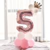 Aluminium Foil Number Balloons 0-9 Birthday Party Anniversary Decor Globo Kids figure Air Ball Supplies