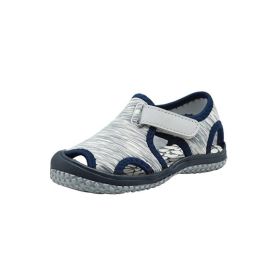 Kids Sandals for Girls Boys Summer Breathable Baby Children Beach Shoes Eu Size 21-32 (Size: 27-insole 17.2cm, Color: Grey)