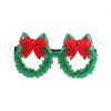 Christmas Decoration Photo Booth Props Frame For Kids Adult gift Santa Claus Elk Glasses Xmas Party Navidad Noel New Year decor