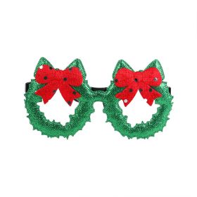 Christmas Decoration Photo Booth Props Frame For Kids Adult gift Santa Claus Elk Glasses Xmas Party Navidad Noel New Year decor (Color: 1pcs glasses G)