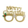 Christmas Decoration Photo Booth Props Frame For Kids Adult gift Santa Claus Elk Glasses Xmas Party Navidad Noel New Year decor