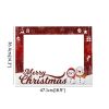 Christmas Decoration Photo Booth Props Frame For Kids Adult gift Santa Claus Elk Glasses Xmas Party Navidad Noel New Year decor