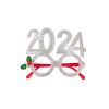 Christmas Decoration Photo Booth Props Frame For Kids Adult gift Santa Claus Elk Glasses Xmas Party Navidad Noel New Year decor