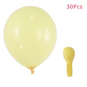 30/50pcs Macarons Latex Balloon Wedding Party Supply Birthday Baby Shower Decoration Arch Balloon 10inch Pastel Candy Air Globos (Ballon Size: 10inch, Color: 30pcs color H)