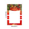 Christmas Decoration Photo Booth Props Frame For Kids Adult gift Santa Claus Elk Glasses Xmas Party Navidad Noel New Year decor