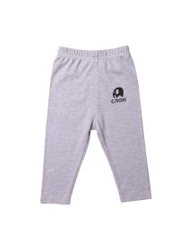 Baby Cotton Pants, Breathable and Comfortable (Size: 80cm, Color: Grey)