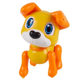 Electric Toy Smart Toy Dog; Baby Early Education Robot Dog; Singing Touch Toy Dog Head And Tail Swing (Color: yellow)