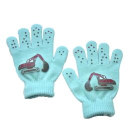 Warmom Children Gloves Winter Baby Boys Girls Warm Gloves Infant Baby Mittens Children Toddler Kids Full Finger Mittens (Color: Light Blue)