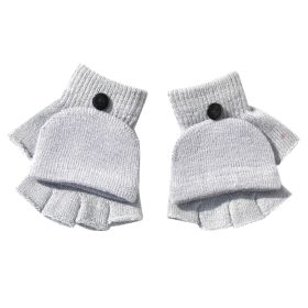 Warm Plush Thick Warm Baby Gloves Winter Plus Velvet Mittens Children Kid Coral Fleece Full Finger Gloves For 1-4Y Kids Gloves (Ships From: China, Color: R Style 16)