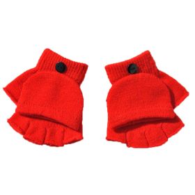 Warm Plush Thick Warm Baby Gloves Winter Plus Velvet Mittens Children Kid Coral Fleece Full Finger Gloves For 1-4Y Kids Gloves (Ships From: China, Color: Q Style 15)