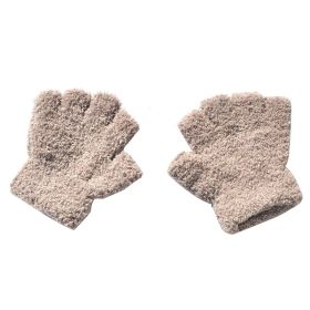 Warm Plush Thick Warm Baby Gloves Winter Plus Velvet Mittens Children Kid Coral Fleece Full Finger Gloves For 1-4Y Kids Gloves (Ships From: China, Color: EE Style 28)