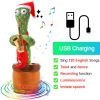 Bluetooth Dancing Cactus 60/120 Songs Speaker Talking Usb Chargeable Voice Repeat Plush Cactus Toy Dance Stuffed Toy Baby Girls