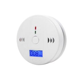 1-6Pcs CO Sensor Carbon Monoxide Detector Sound Independent CO Poisoning Warning Alarm Detectors Meter Kitchen Fireplace Indoor (Option: 1PCS)