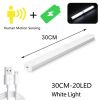 21cm/30cm USB rechargeable LED Night Light PIR Motion Sensor Closet Kitchen Cabinet Corridor Stair Lights Wireless Night Lamp