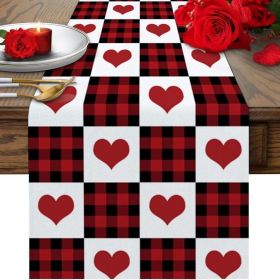 Table Decor Valentine's Day Printed Tablecloth (Size: 33x183 cm, Color: Style 11)