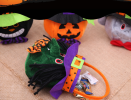 Halloween Pumpkin Bucket Handheld Bag Candy Gift Box