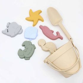 Baby Ocean Series Parent-Child Sand Digging Toy Set (Color: Beige, Size/Age: Average Size (0-8Y))