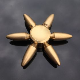 High-speed Spinning Metal Fidget Spinner Decompression Toy (Material: Pure copper, Style: Model2)