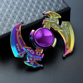 High-speed Spinning Metal Fidget Spinner Decompression Toy (Material: Rainbow, Style: Model3)